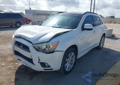 2012 Mitsubishi Outlander Sport Se from USA, damaged, VIN JA4AP4AU8CZ009323
